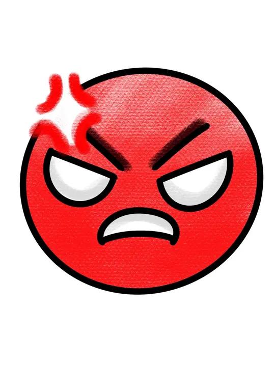 “我发怒了,你知道吗?” 画画简笔画原创视频表情包手绘