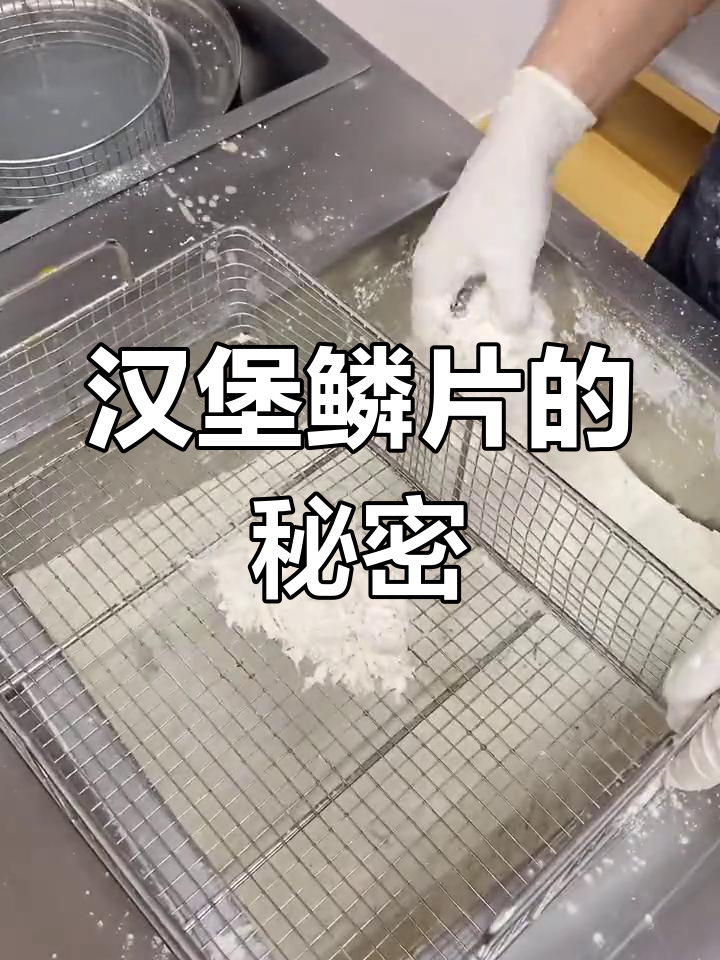 汉堡鳞片恰到好处,口感才完美!多或少都不好吃