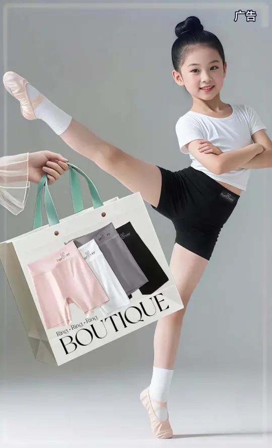 夏天来了,这款女鹅的夏日宝藏三分鲨鱼裤安利给所有麻麻～ 轻薄透气,夏日不闷热 它的面料轻薄