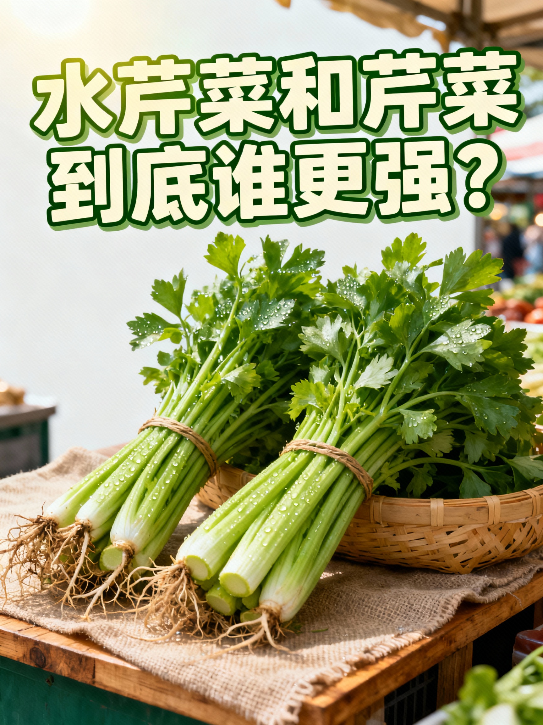 水芹菜和芹菜到底谁更强？