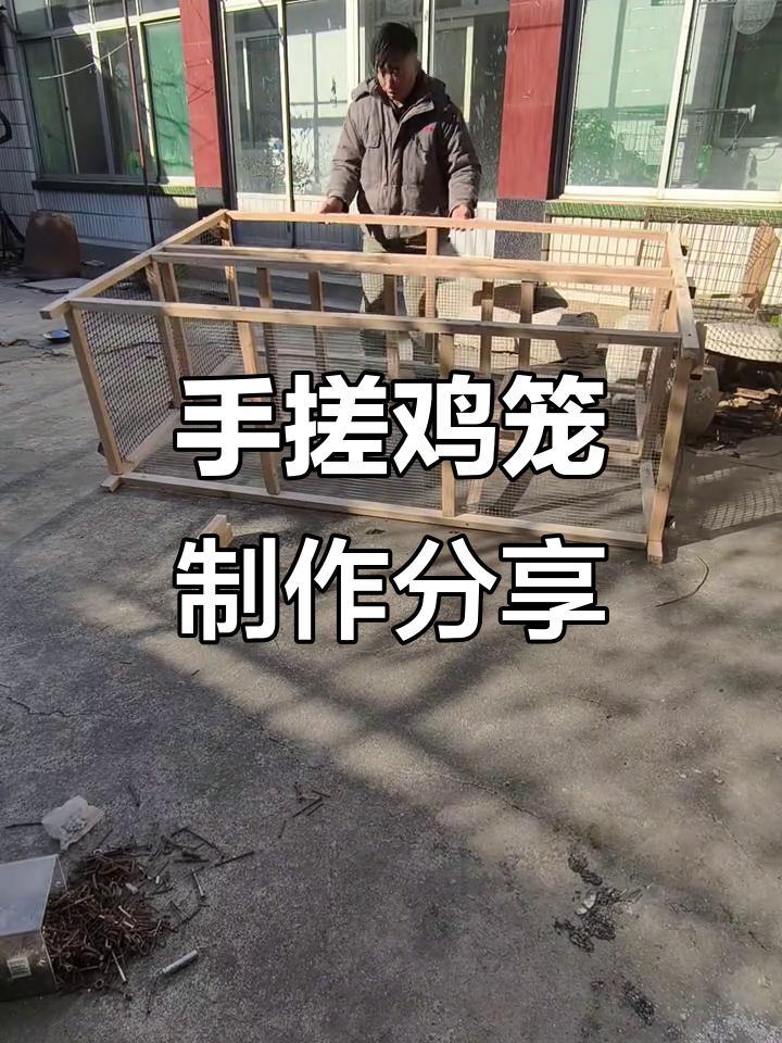 自制双层鸡笼，手工打造萌宠家园