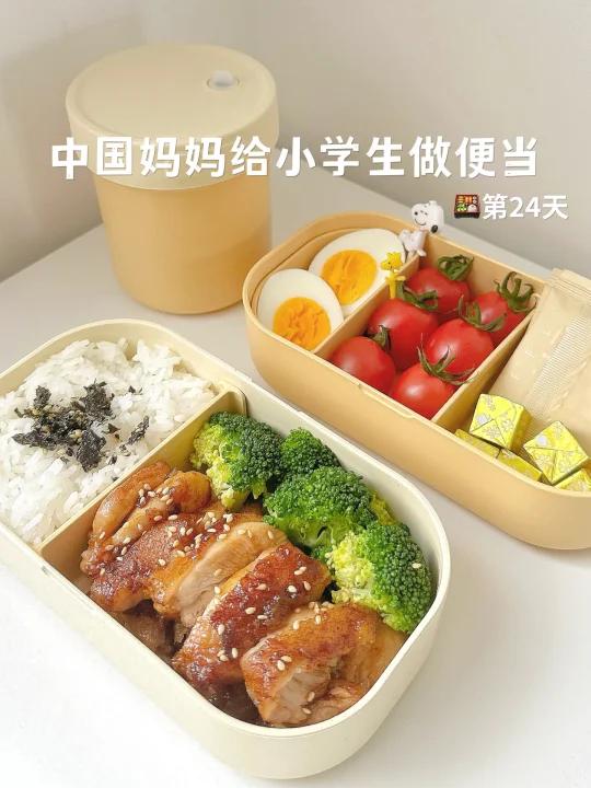 中国妈妈做便当第24天|照烧鸡排饭