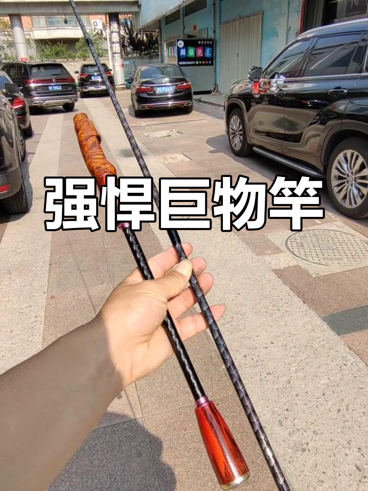 2.1米实心碳纤维巨物竿,硬抗百斤鱼无惧
