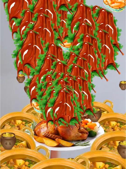 冬天吃吃火锅?暖和!冬天就适合吃火锅铁锅炖大鹅谁懂铁锅炖的主食啊@DO音
