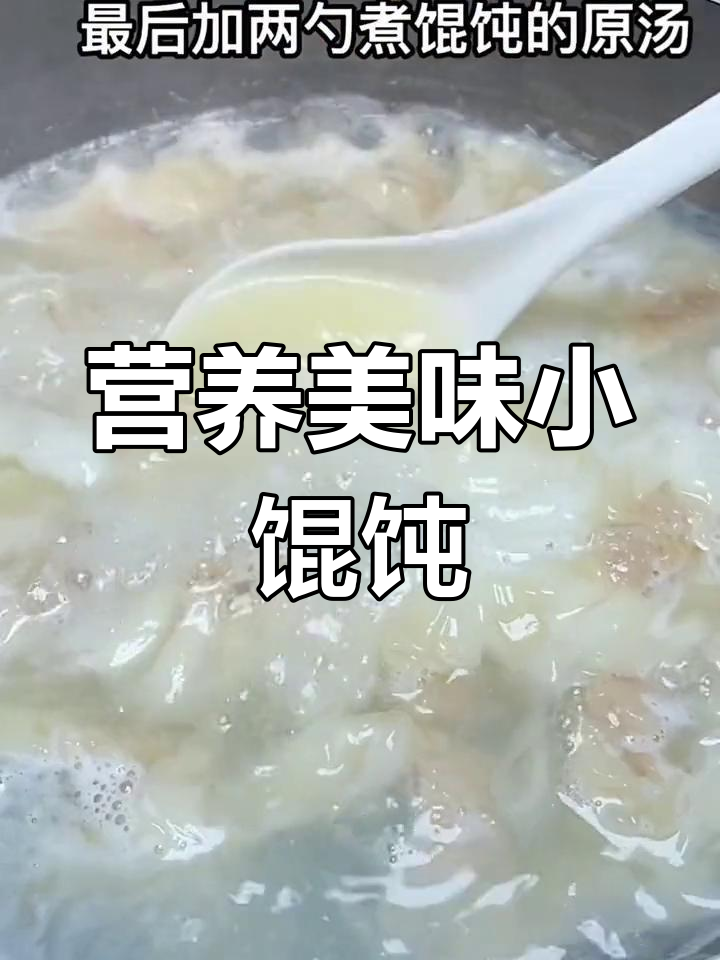 紫菜虾皮小馄饨,汤鲜味美,宝宝吃得停不下来