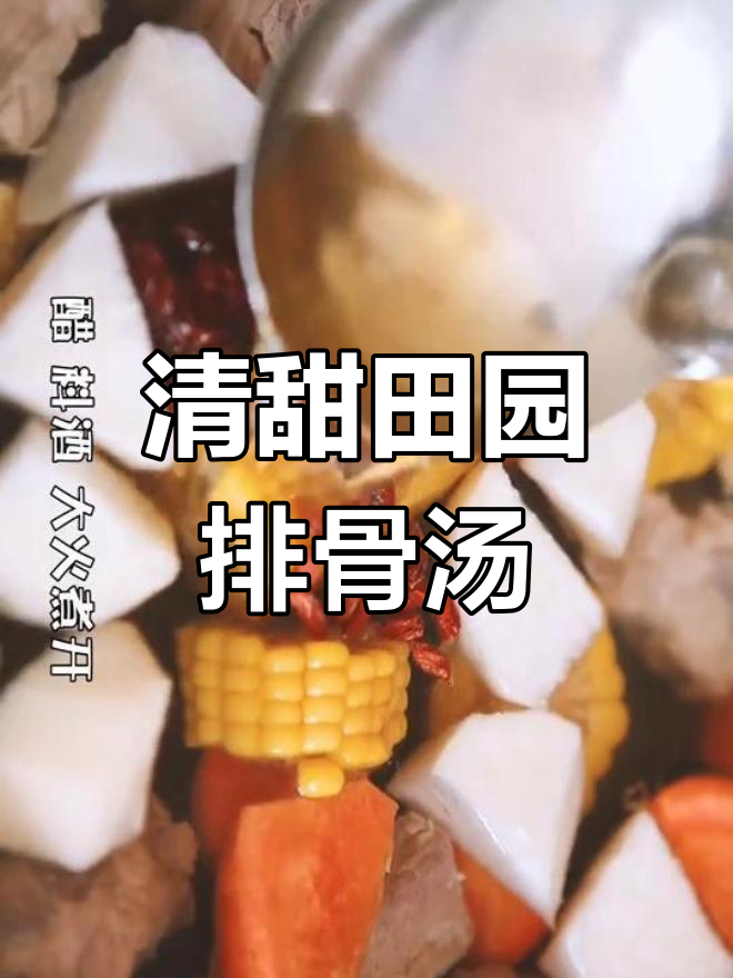 夏日必备田园排骨汤