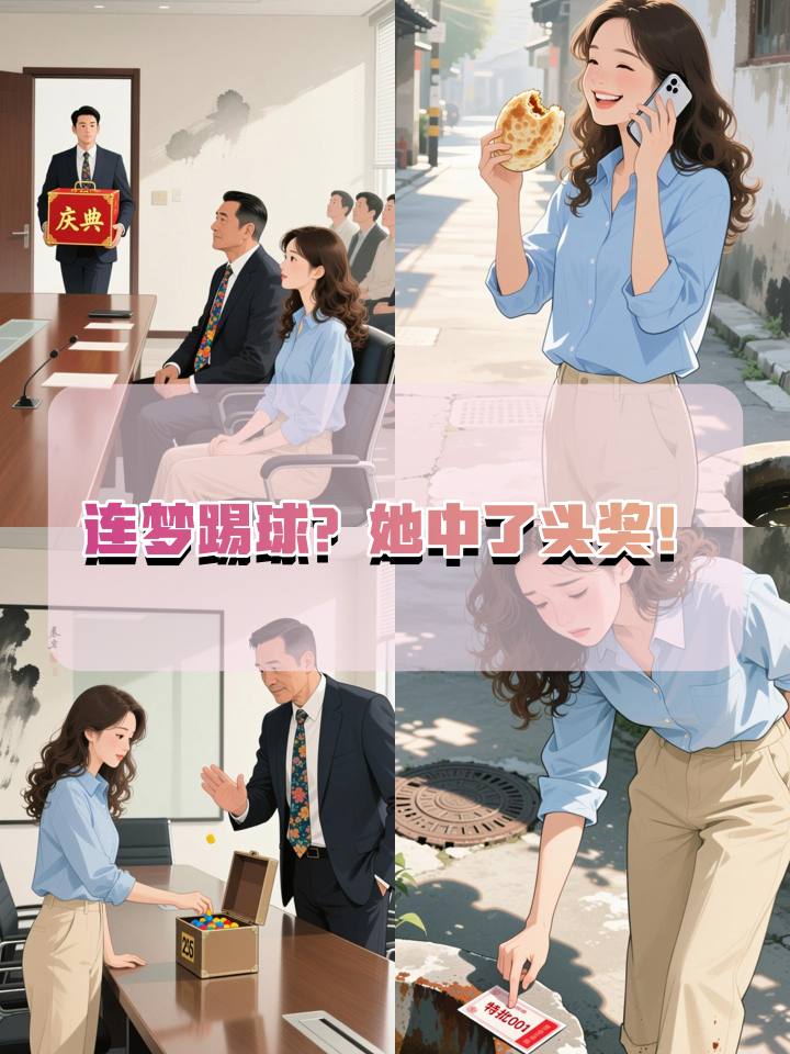 梦见踢球中头奖,却被同事质疑作弊?