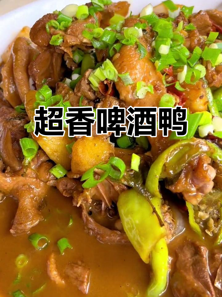 河南啤酒鸭配米饭,香气扑鼻让人停不下来