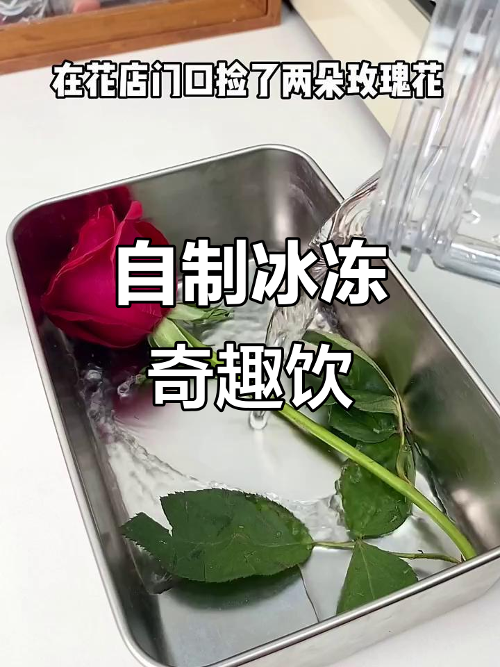 冰封玫瑰、果冻爽和巧克力豆的奇妙组合,自制饮品大挑战!