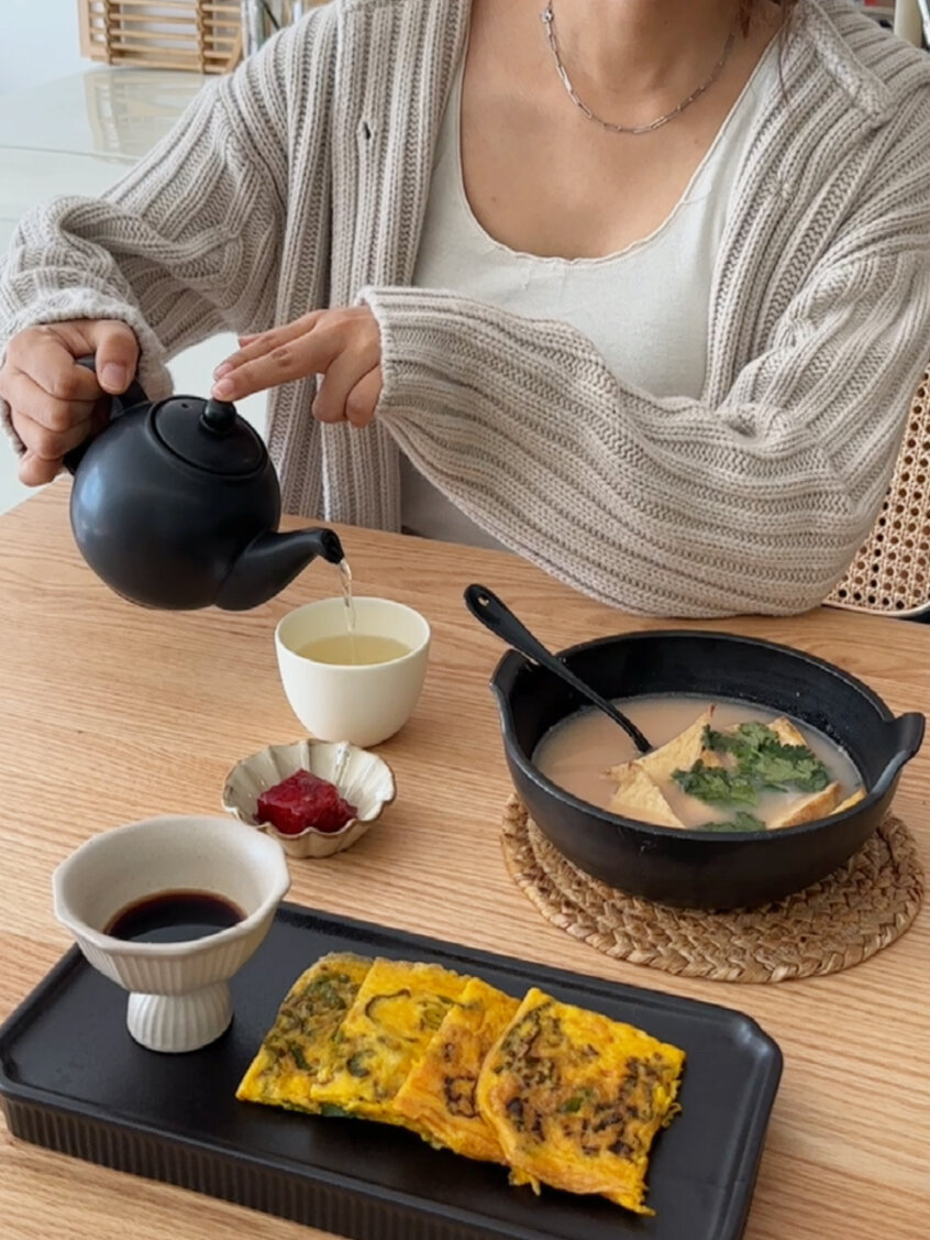 中国女人沉浸式早餐|北京炸豆腐汤·青椒蛋饼