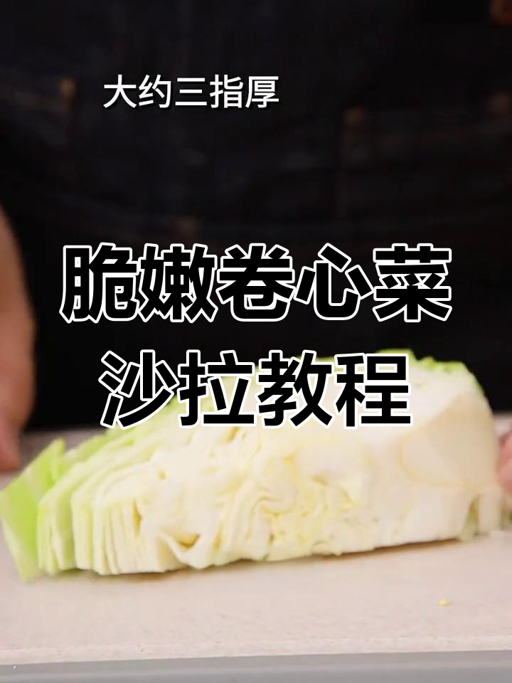轻松做出脆爽卷心菜沙拉,操作技巧全揭秘
