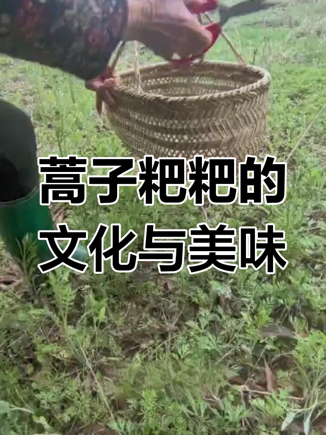 清明前后,蒿子粑粑的独特魅力与文化传承