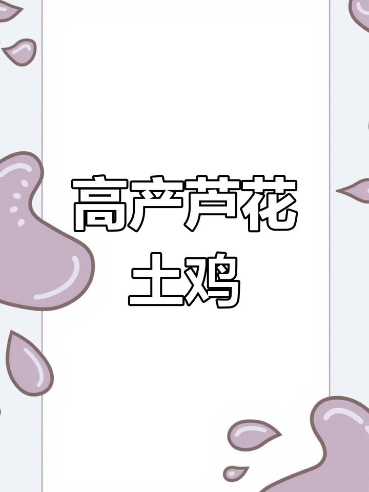 芦花鸡散养优势:公母搭配,高产蛋质优