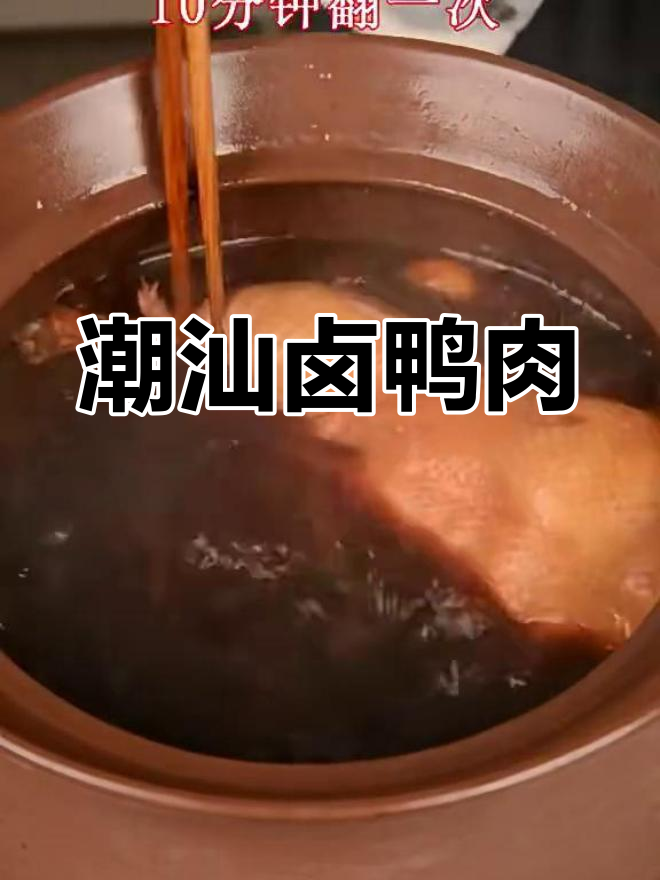 潮汕卤鸭肉,轻松去腥又入味