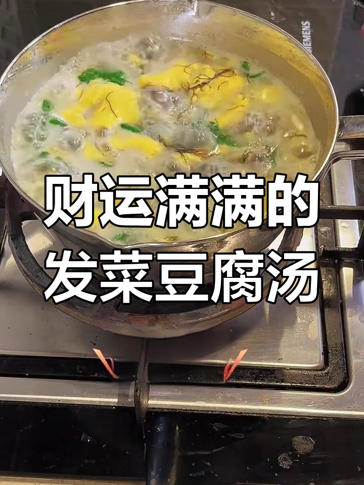 发菜豆腐汤,吃了能发财的神奇美味