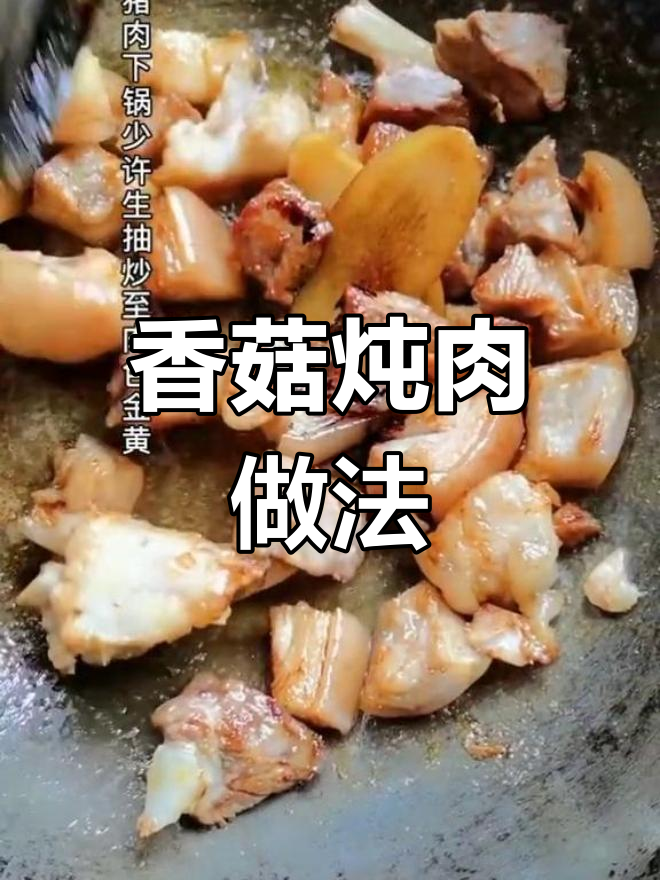 香菇炖猪肉,简单又美味!教你做鲜香四溢的佳肴