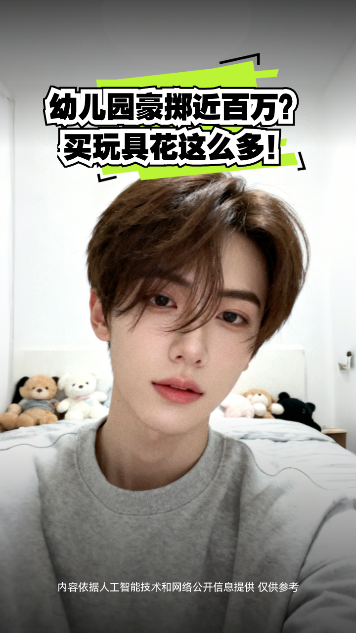 幼儿园豪掷近百万?买玩具花这么多!