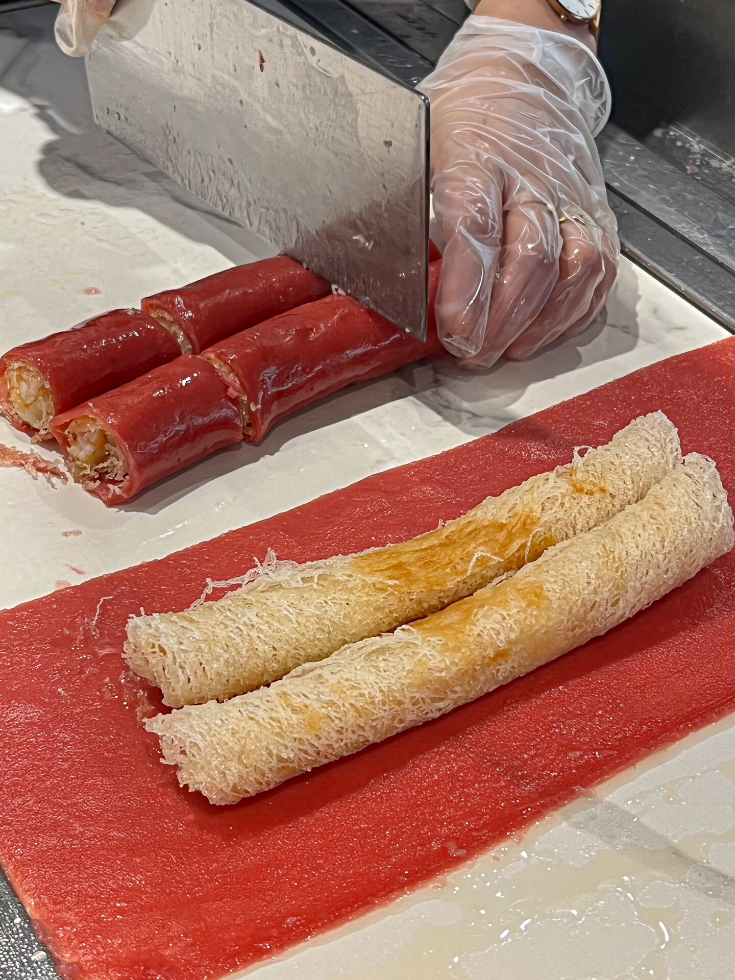 人生建议:总要吃一次现做的红米肠!