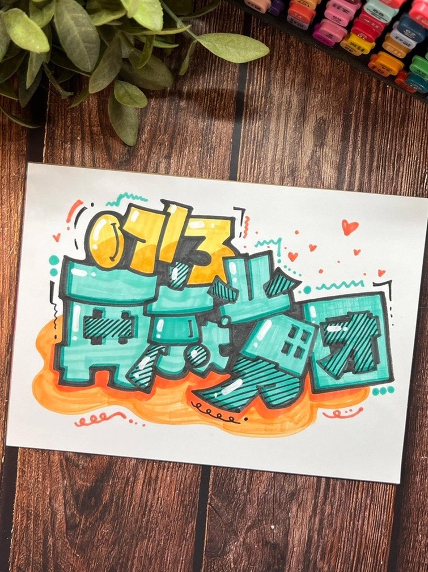 再就业男团,这里你最喜欢谁?手绘pop 字体设计 手写文字 手写名字 海报设计