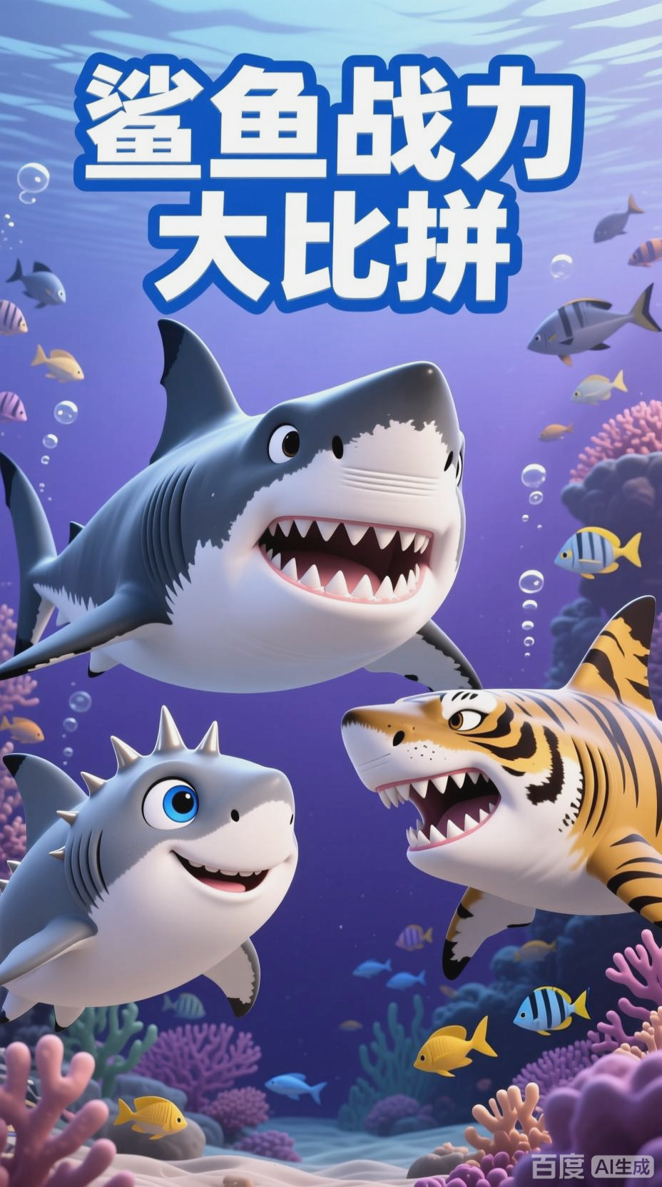 海洋鲨鱼战力大比拼