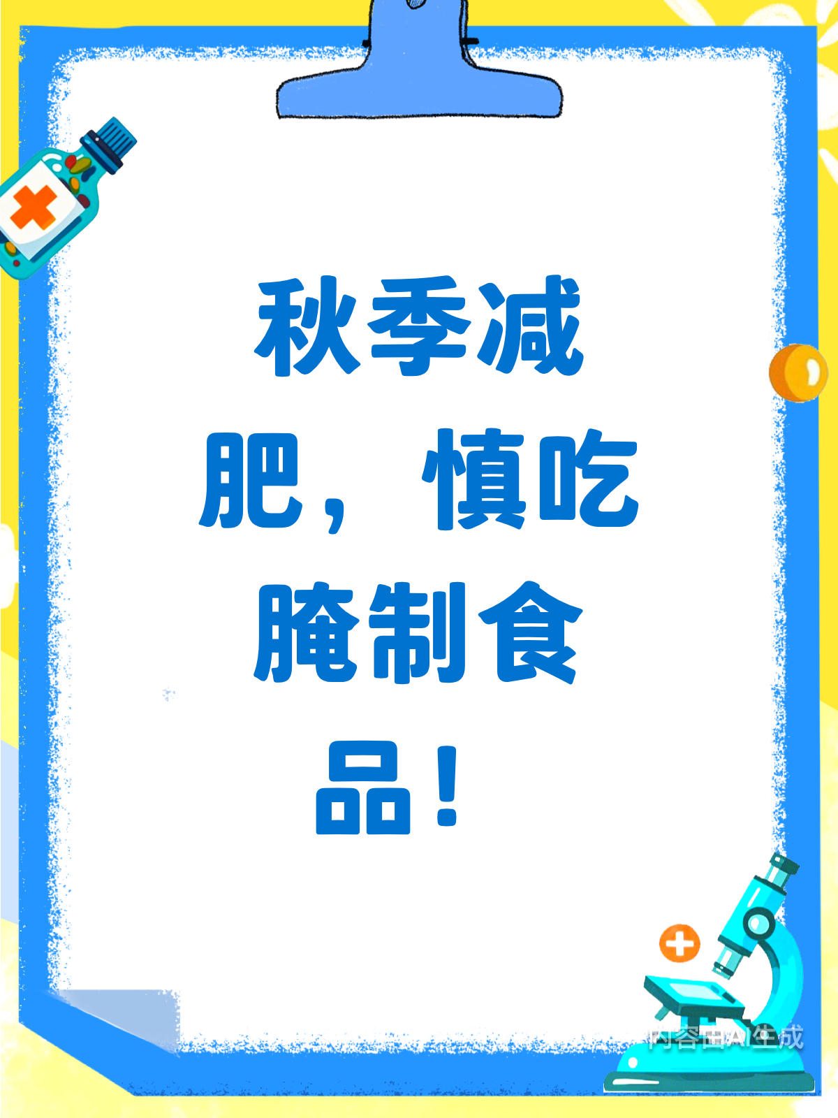 秋季减肥秘籍少吃咸菜,远离钠超标!