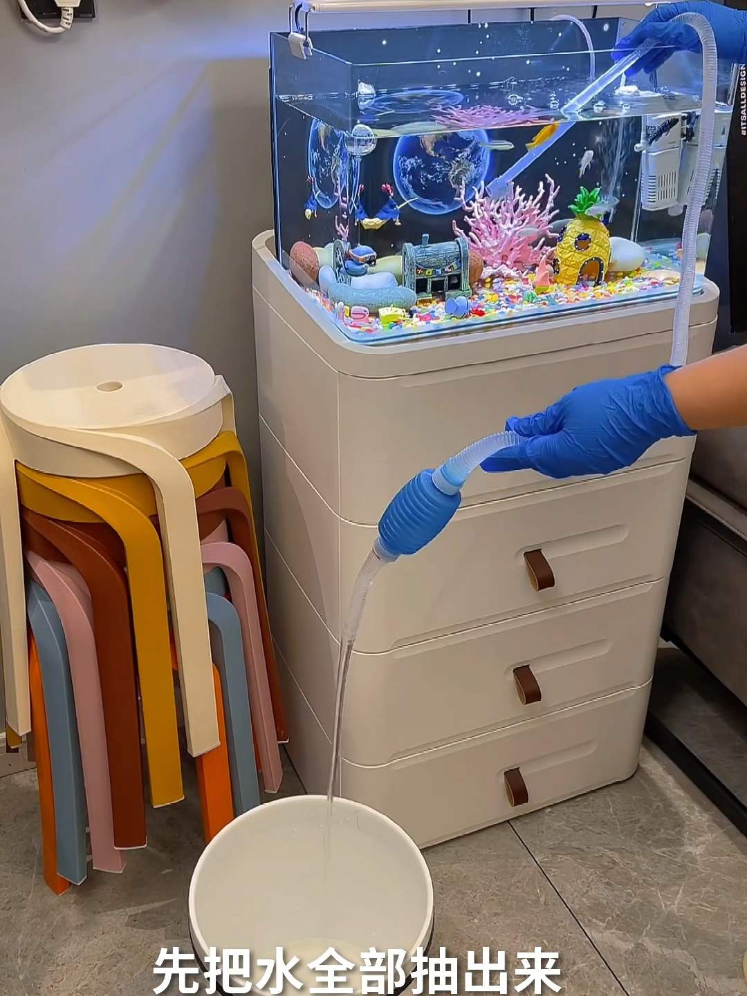 鱼缸布景就是这么简单