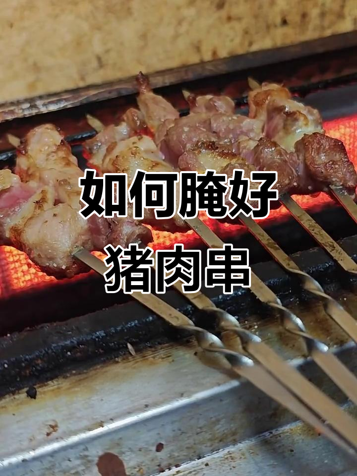 猪肉串腌制技巧大揭秘,烤出完美口感