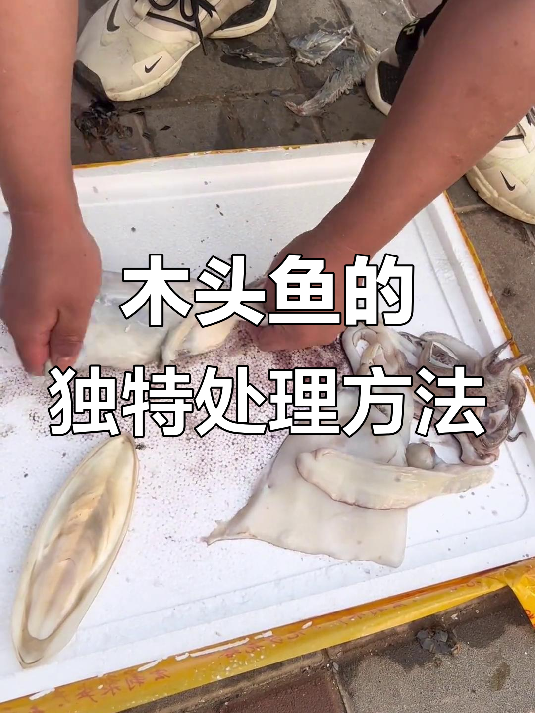 海鲜爱好者必看!木头鱼杀法大揭秘,教你如何处理墨囊和骨头