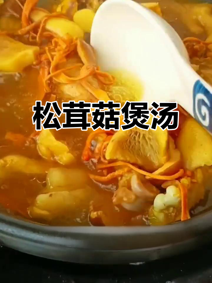 松茸菇鸡汤,鲜美无比,滋补养生