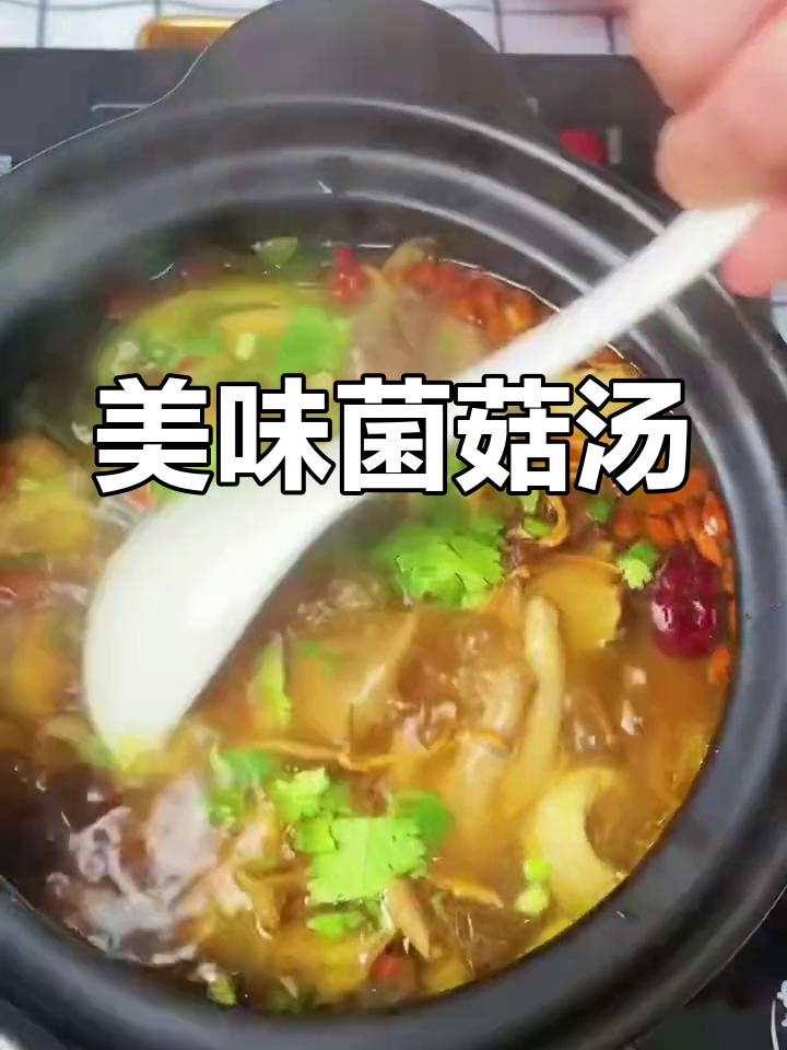 秋冬必备菌菇鸡汤,营养满满