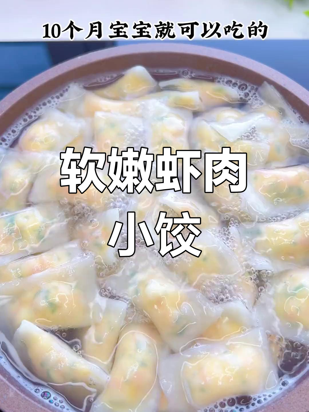 宝宝专用虾仁饺子做法