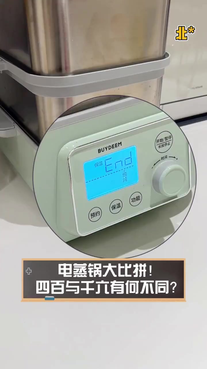 电蒸锅大比拼!四百与千六有何不同?