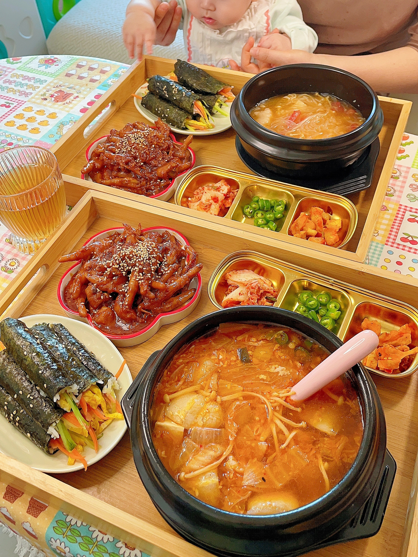 给妈妈做饭|暖乎乎的韩式辣白菜豆腐汤