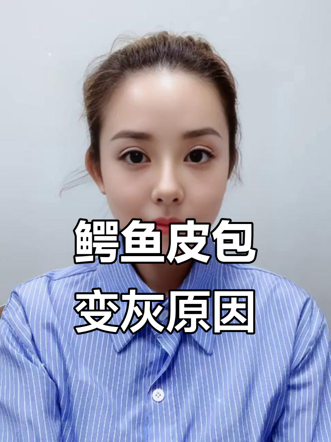 鳄鱼皮包变色成灰色,究竟是为什么?