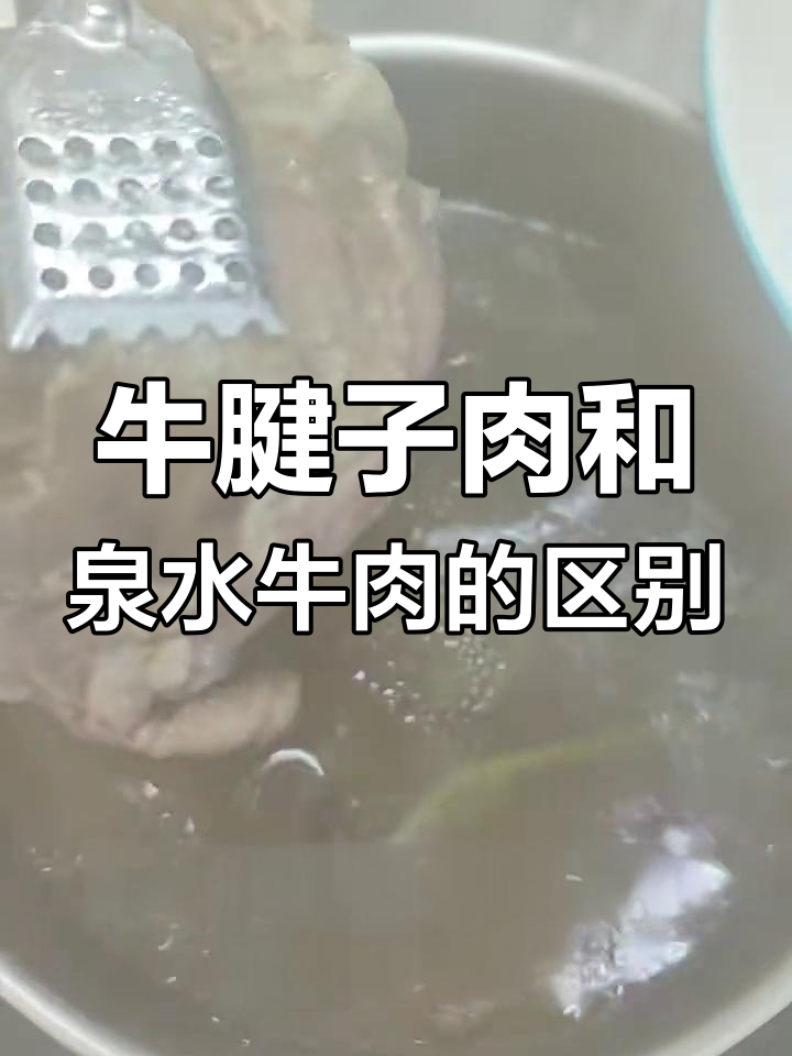 了解牛腱子肉与泉水牛肉的差别,选对部位才能做出美味