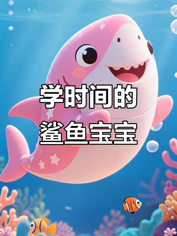 鲨鱼宝宝教你学时间,早教儿歌《嘟嘟嘟》