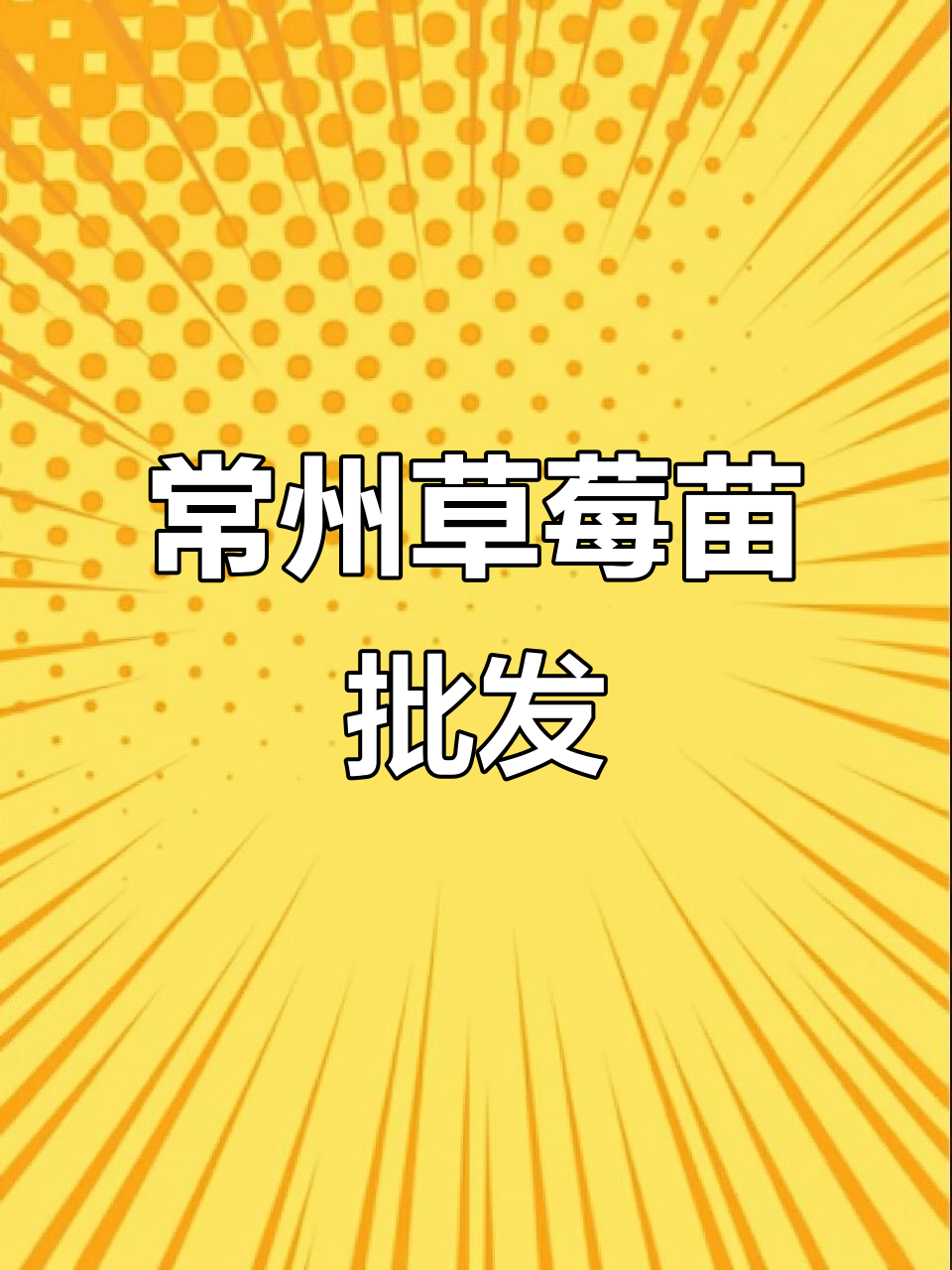 常州草莓苗批发市场,中晚熟品种全覆盖,价格优惠质量高