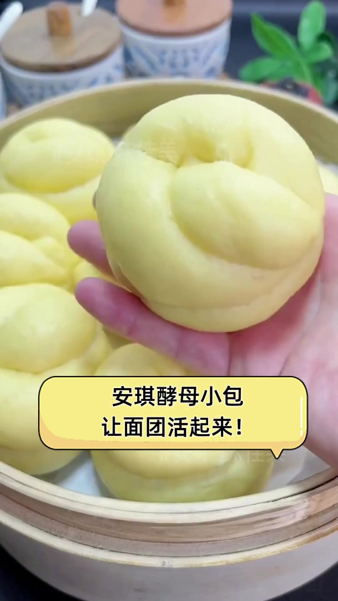 安琪酵母小包,让面团活起来!