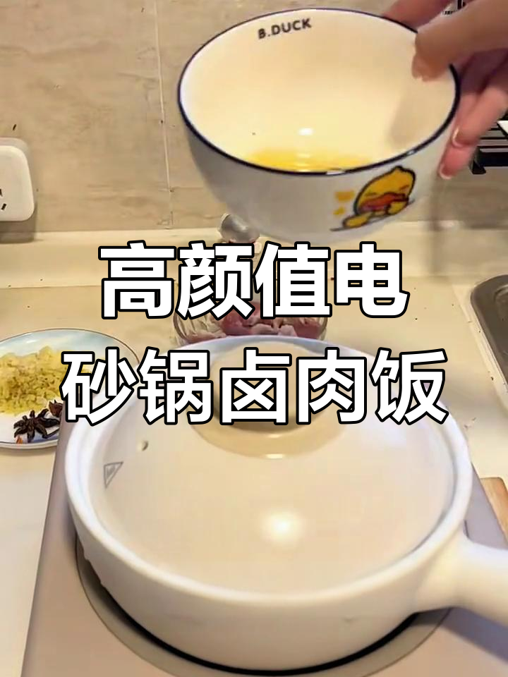 颜值超高的电砂锅,做卤肉饭太香了!