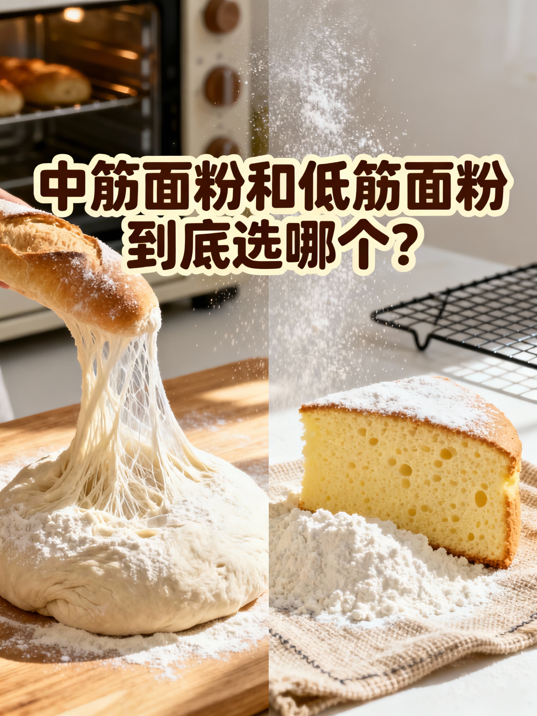 中筋面粉和低筋面粉到底选哪个?