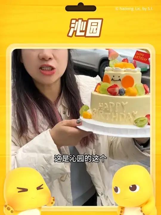 沁园店里原价200多的6+3号双层蛋糕,现在团只要98还是动物奶油,多种款式可选,还可配送