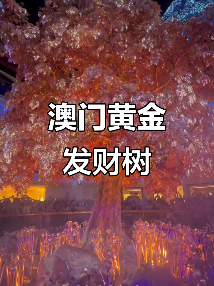 澳门永利发财树，黄金打造的三米巨型财富象征