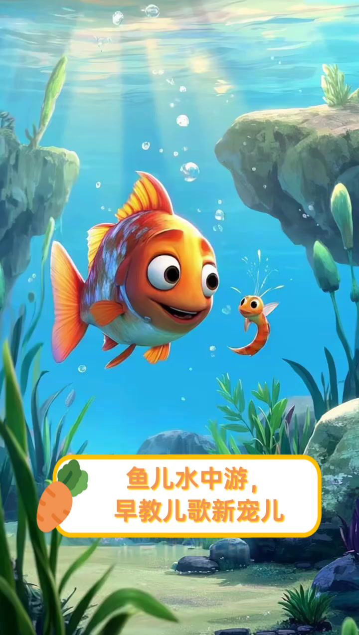 鱼儿水中游，早教儿歌新宠儿