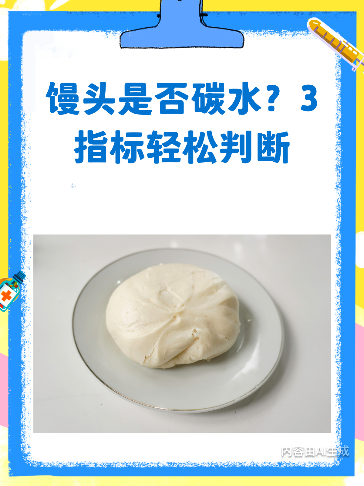 馒头属于碳水?3个指标轻松判断!