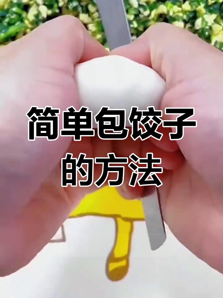 轻松包饺子技巧,慢动作演示