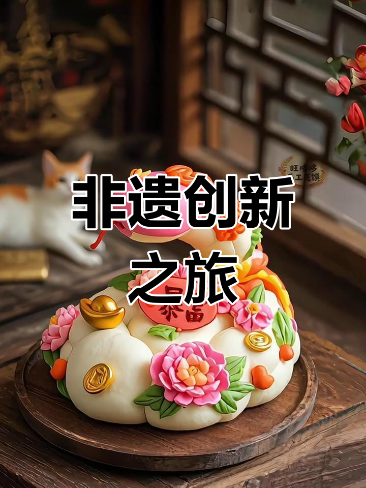 蛇宝宝花馍,传统与创意完美结合,开启非遗新风尚