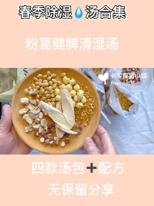 春季健脾养胃去湿汤合集来了(搭配配方)