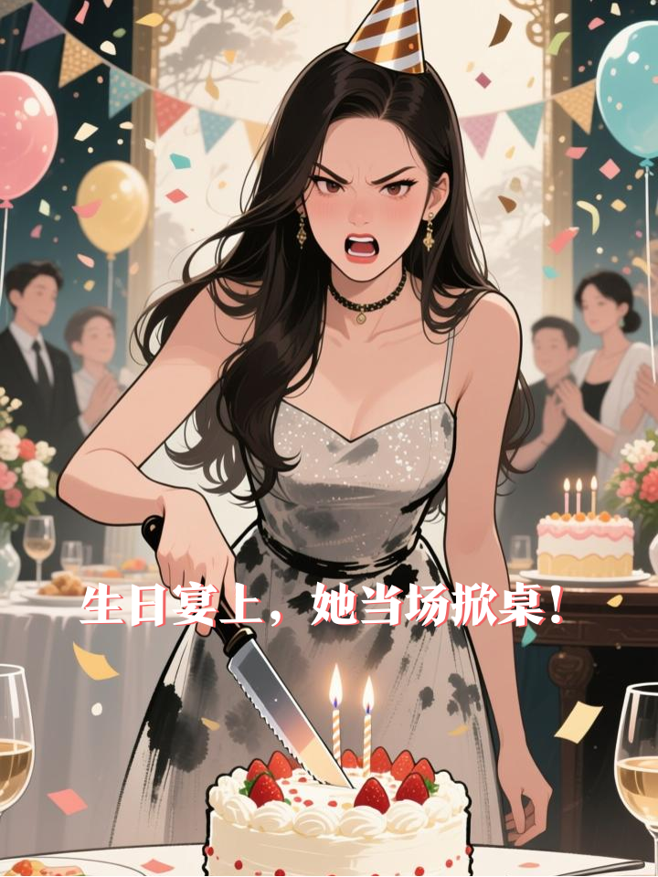 闺蜜送来26岁生日蛋糕,她突然砸烂全场!