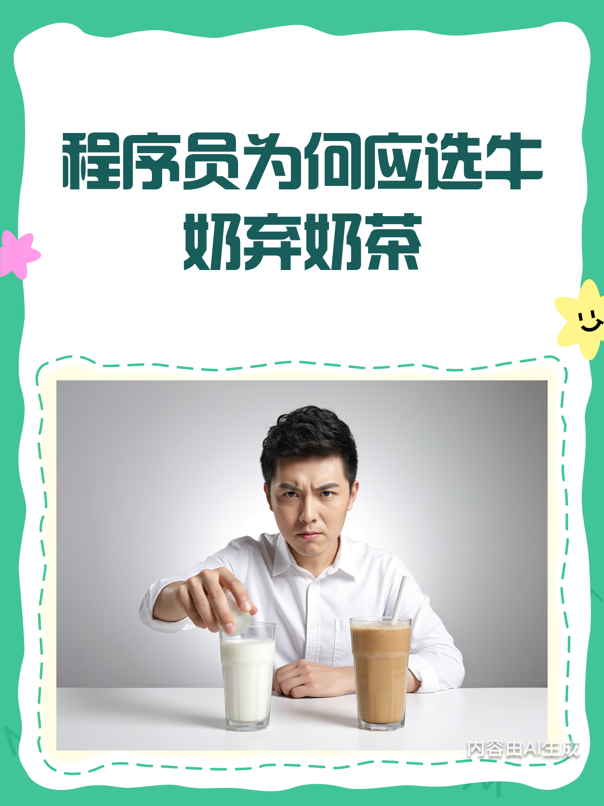 程序员们,奶茶换牛奶,健康升级不是梦!