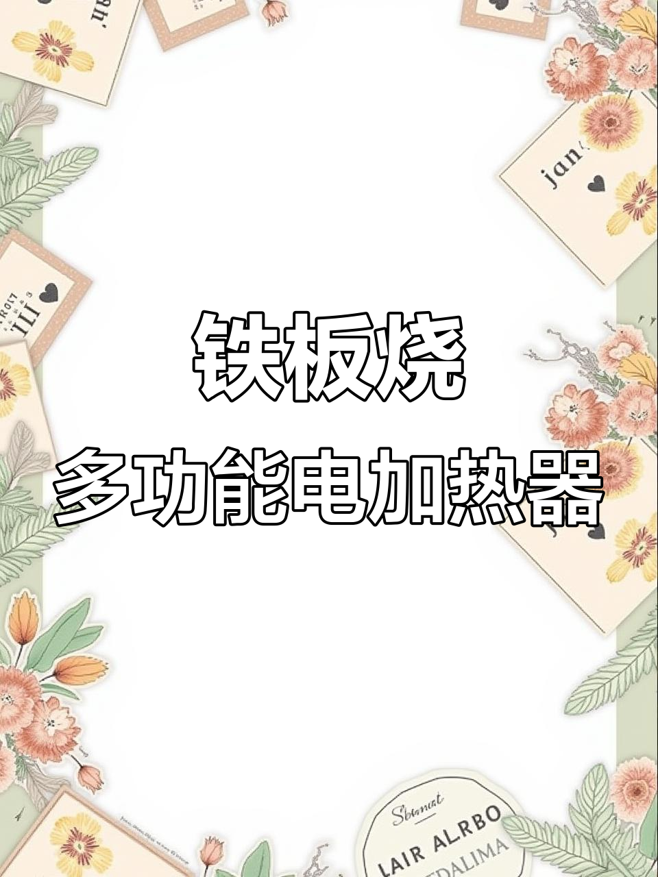 电热铁板炉，轻松做大理鸡手抓饼、烤冷面和炒饭